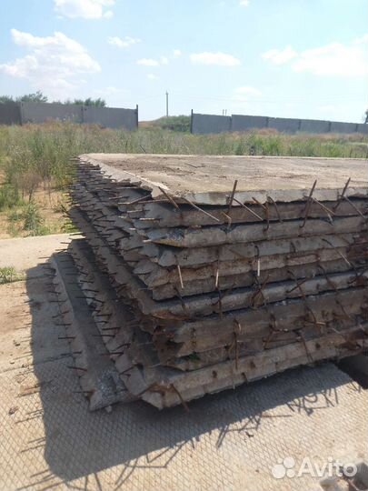 Бетонные плиты 6х3, 6х1,35, 2,80х2,80