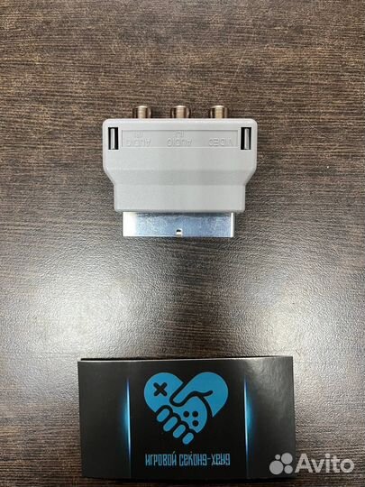 Переходник с тюльпанов RCA на scart Xbox 360 X360