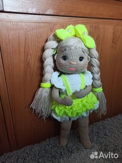 В наличии Вязаная кукла ручной работы