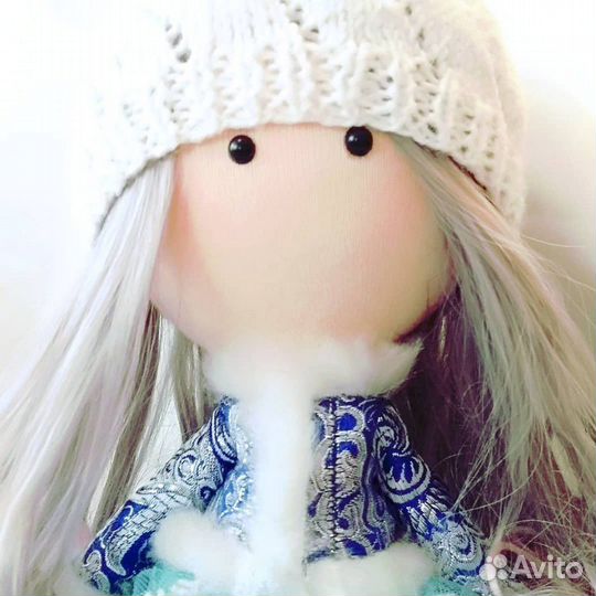 Кукла снежинка снегурочка Долли интерьерная