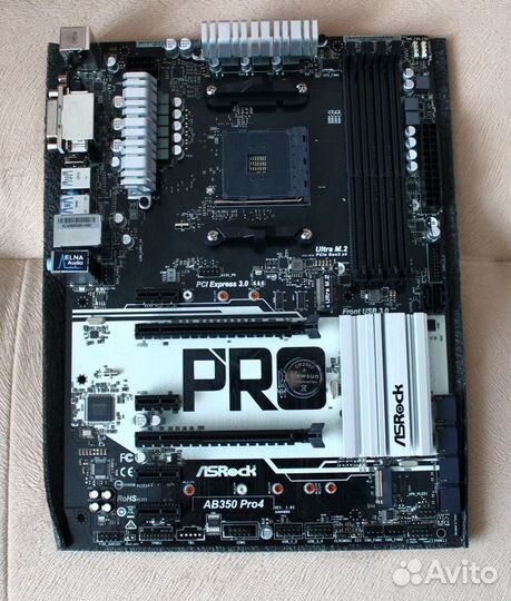 ASRock AB350 Pro4, Ryzen 7 1700, куллера