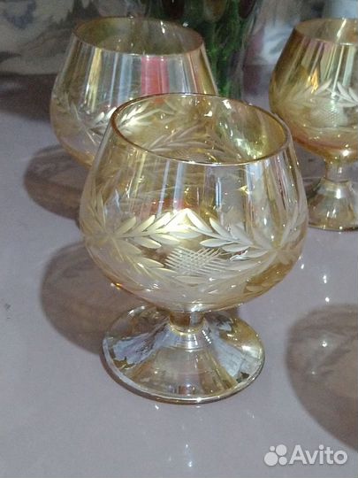 Хрустальные бокалы СССР