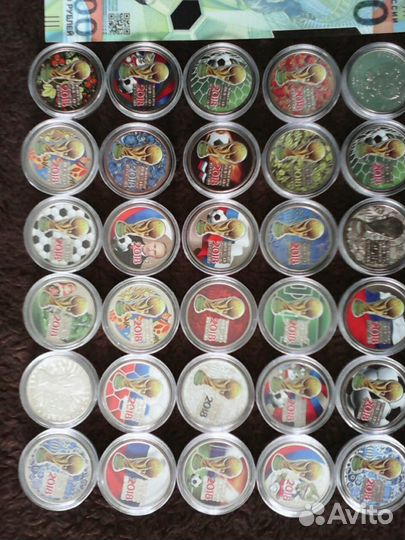 Чемпионат по Футболу 2018г. Монеты 25