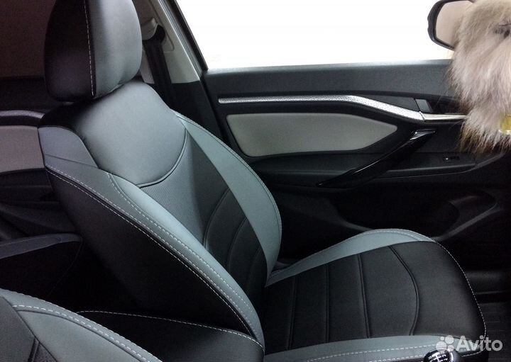 Авточехлы из экокожи или ткани