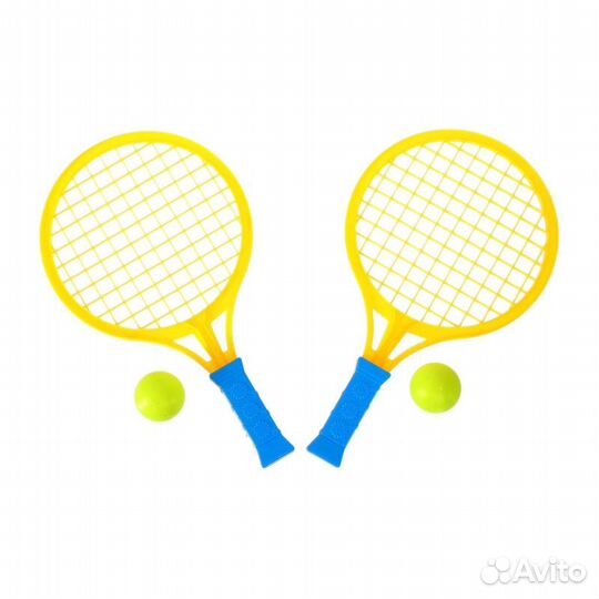 Бадминтон Крутой теннис набор 2 ракетки 2 шарика
