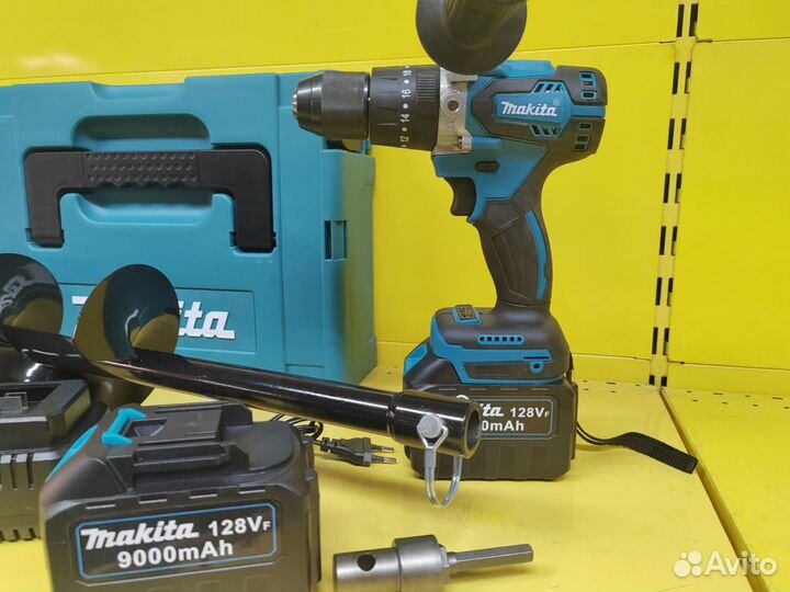 Шуруповерт для ледобура Makita + Шнек на 150см