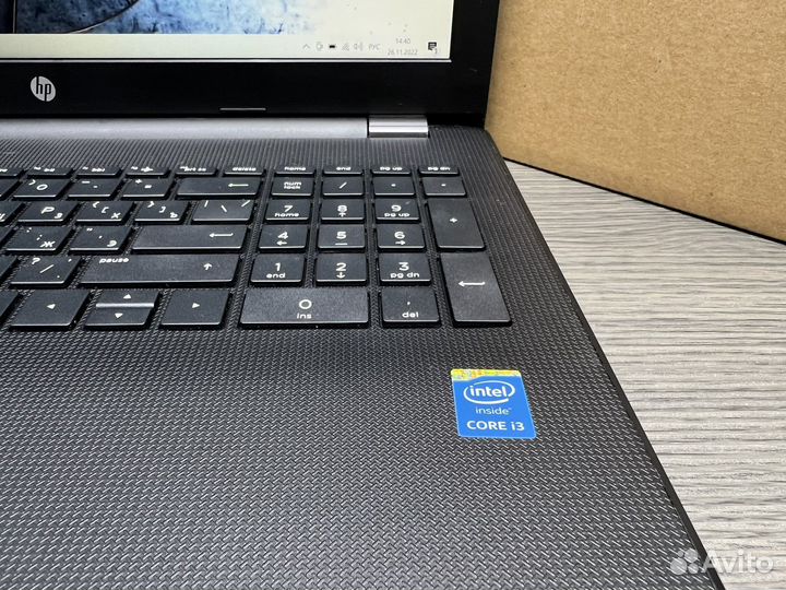 Мощный тонкий HP core i3-5005 4Gb SSD 256 Gb