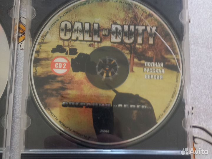 Продаю диски игр на компьютер call OF duty и гонки