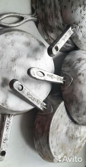 Сковородки из алюминия Винтаж СССР. Чищенные