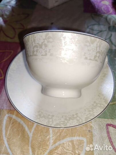 Продам чайная пара, фарфор