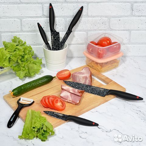 Набор кухонных ножей 