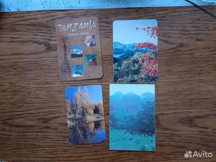 Календари карманные города, животные