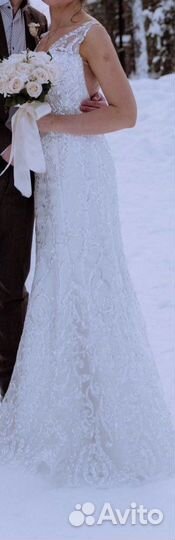 Свадебное платье рыбка 40-44