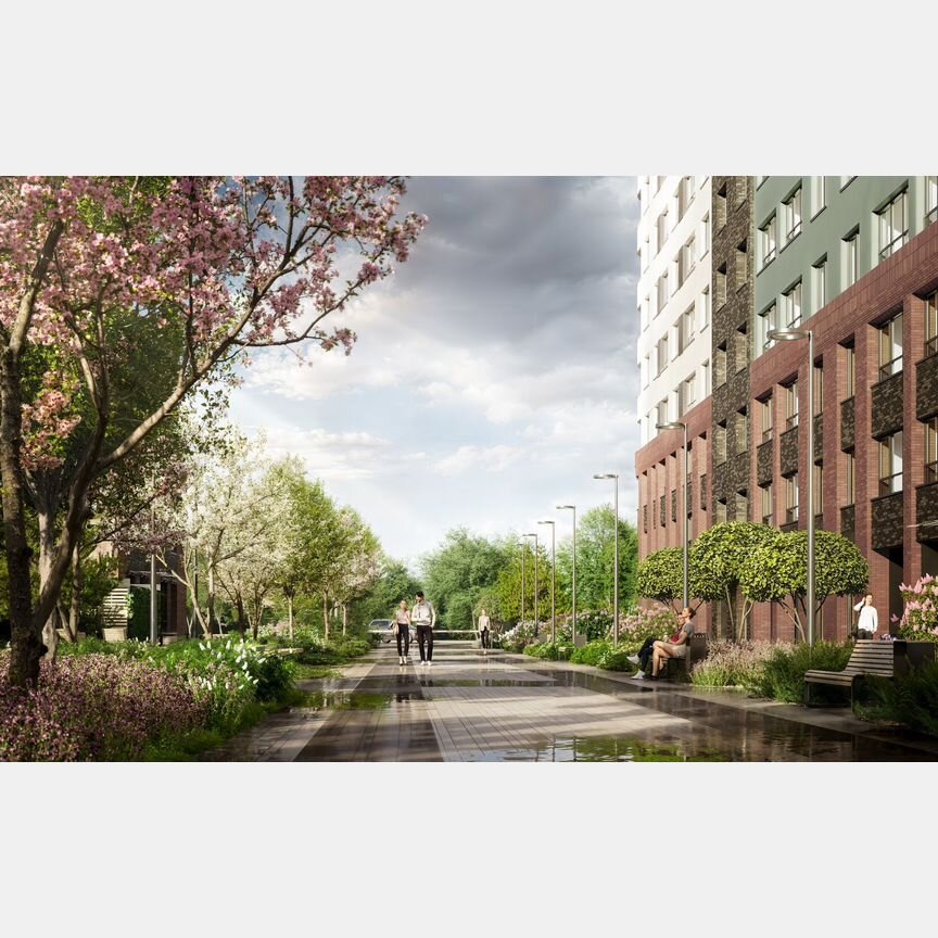 2-к. квартира, 63,9 м², 15/17 эт.