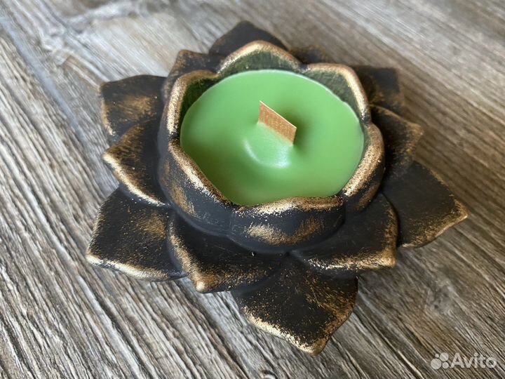 Свеча ракушка лотос