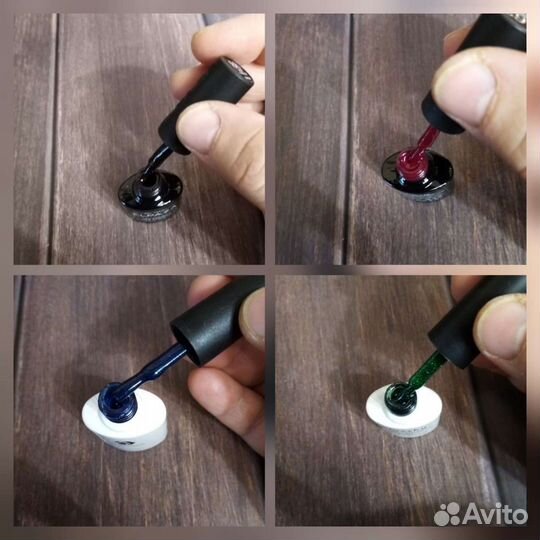 10 лаков и колпачки