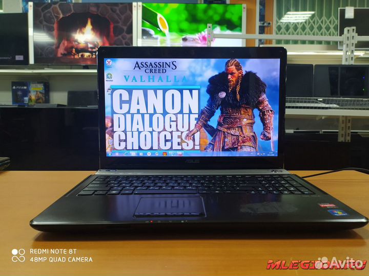 Asus N61D/Phenom/4GB/AMD HD5730/320GB/15.6