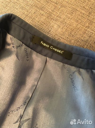 Мужской костюм Fabio Cassel синий б/у