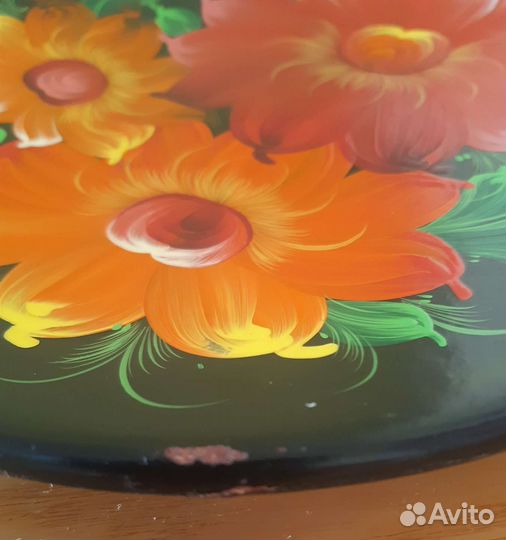 Блюдо расписное СССР