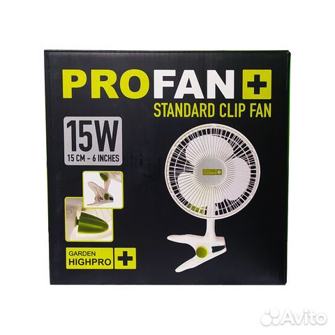 Вентилятор на клипсе clip FAN 15 см/15 Вт