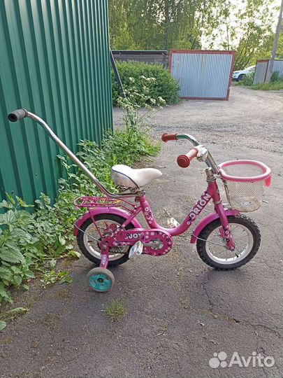 Детский велосипед с ручкой бу