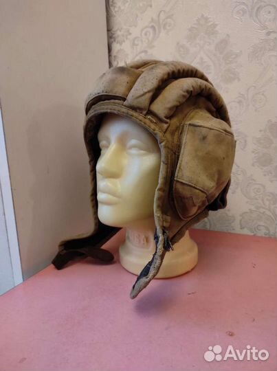 Шлем танкиста пилотки фляжка СССР