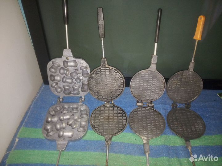 Вафельница и грибочки СССР