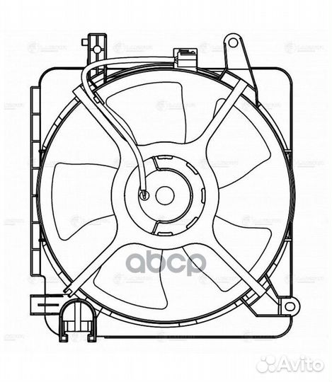 Вентилятор радиатора охлаждения LFK 0501 luzar