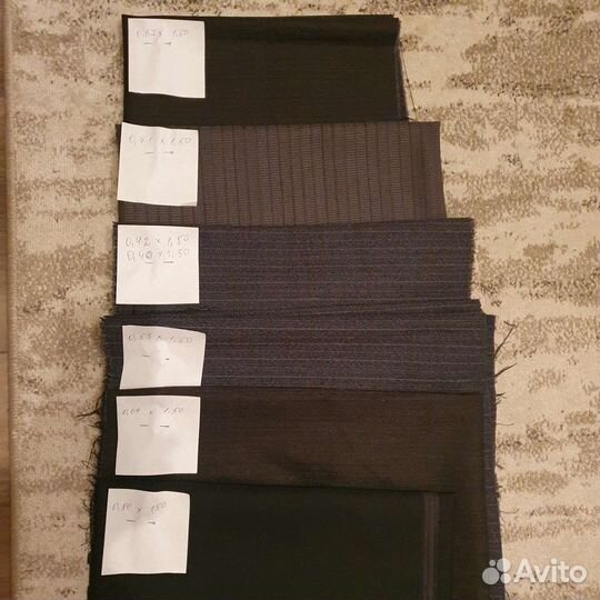 Отрезы времен СССР. Шерсть,полушерсть,драп,плащевк