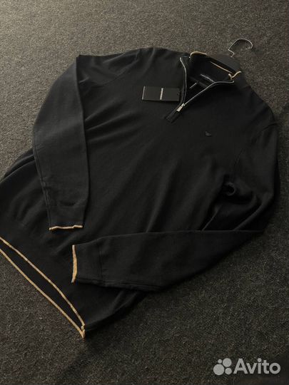 Свитер полузамок Emporio Armani темный мужской