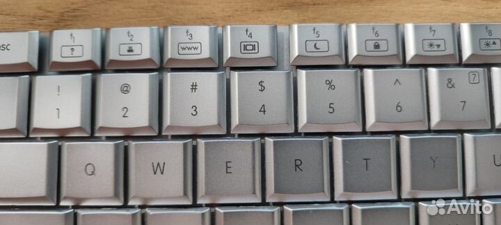 Клавиатура для ноутбука HP dv4-1000 серебряная