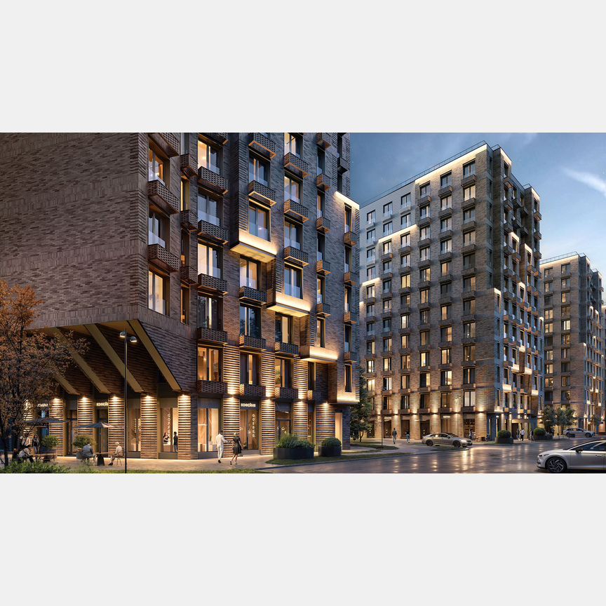 3-к. квартира, 74,8 м², 12/13 эт.