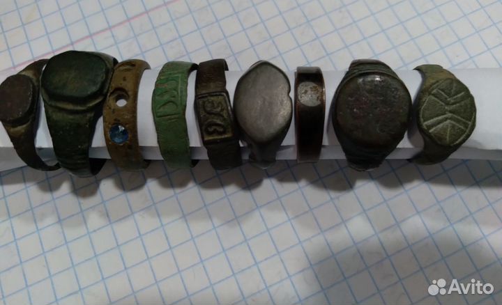 Кольца-Перстни старинные Кр.Хан.Орда. Славянские