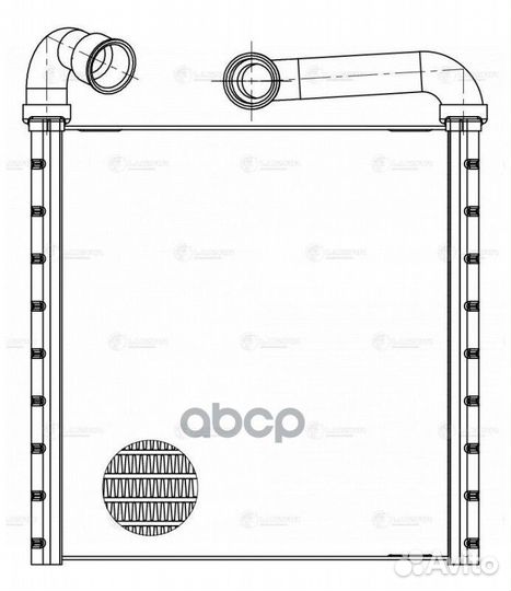 Радиатор отоп. для а/м Skoda Octavia A7 (13) /V