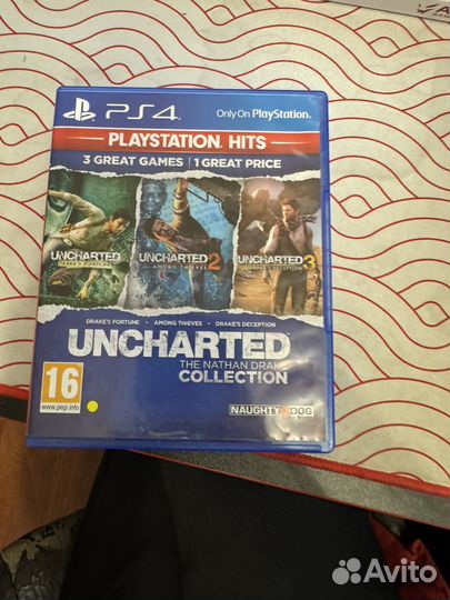 Диски на ps4 uncharted the Nathan Drake collection
