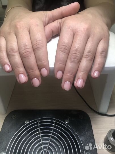 Маникюр гель лак наращивание укрепление