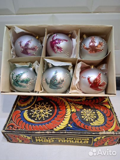 Елочные игрушки СССР