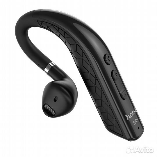 Черная Bluetooth гарнитура Hoco E48