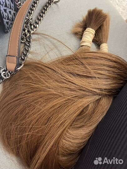 Волосы для наращивания 60 см русые