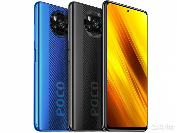 Сканер отпечатков Xiaomi Poco X3 черный оригинал