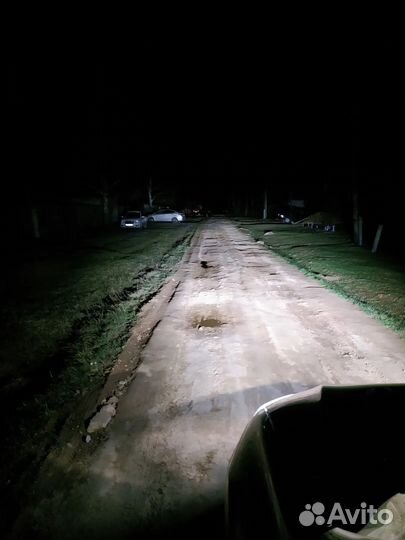 Cветодиодные лампы LED мини линза H4 24W 5100K 2шт