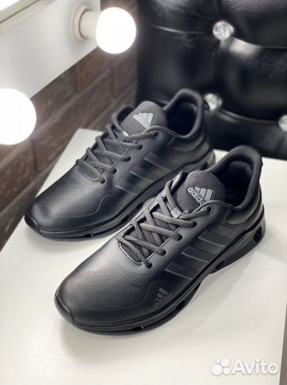 Adidas duramo hotsell 6 leather black