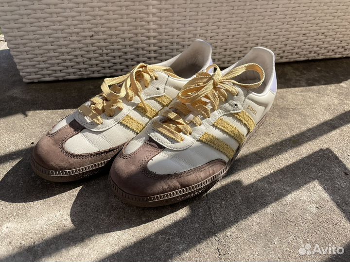 Adidas Samba OG - white violet tone, оригинал