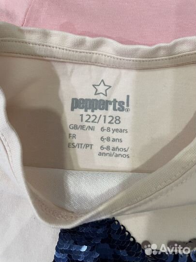 Футболки для девочки 122 128 пакетом