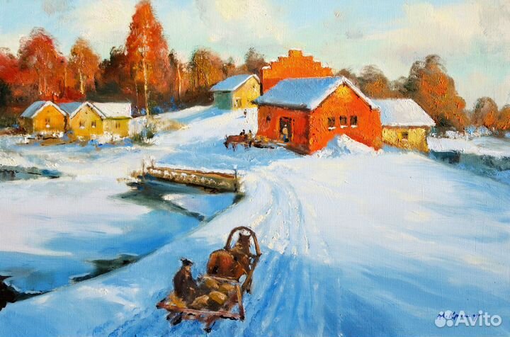 Картина Старая мельница. Марк Кремер