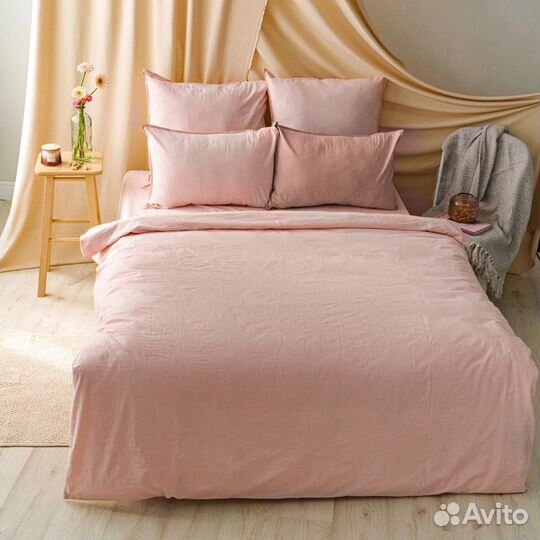 Постельное белье Перкаль pink (варёный хлопок)