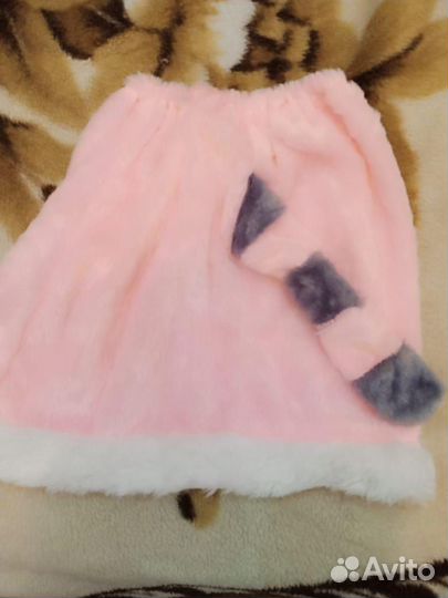 Новогодний костюм кошечка новый 3-7 лет