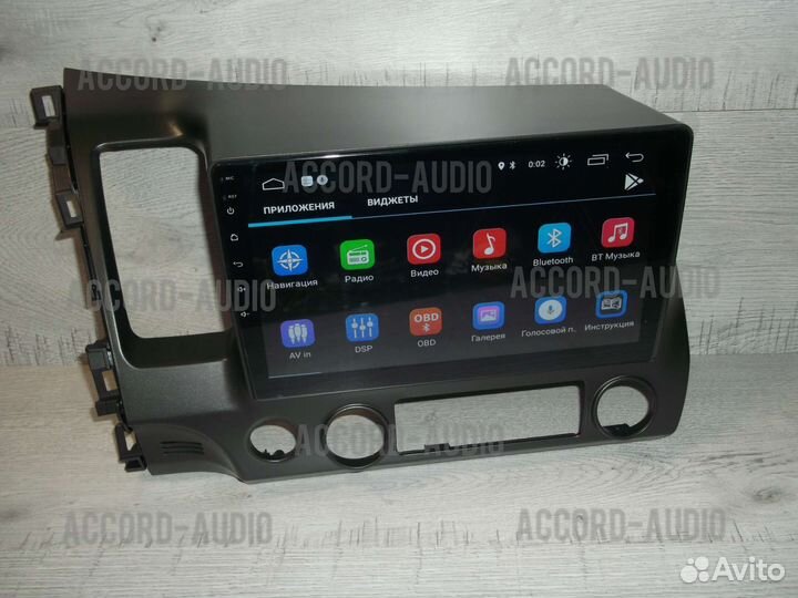 Магнитола Honda Civic Android 2/32 GPS WiFi