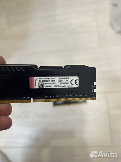 Оперативная память ddr4 hyperx fury 16gb