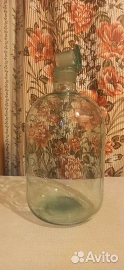 Бутылка стеклянная 10 л